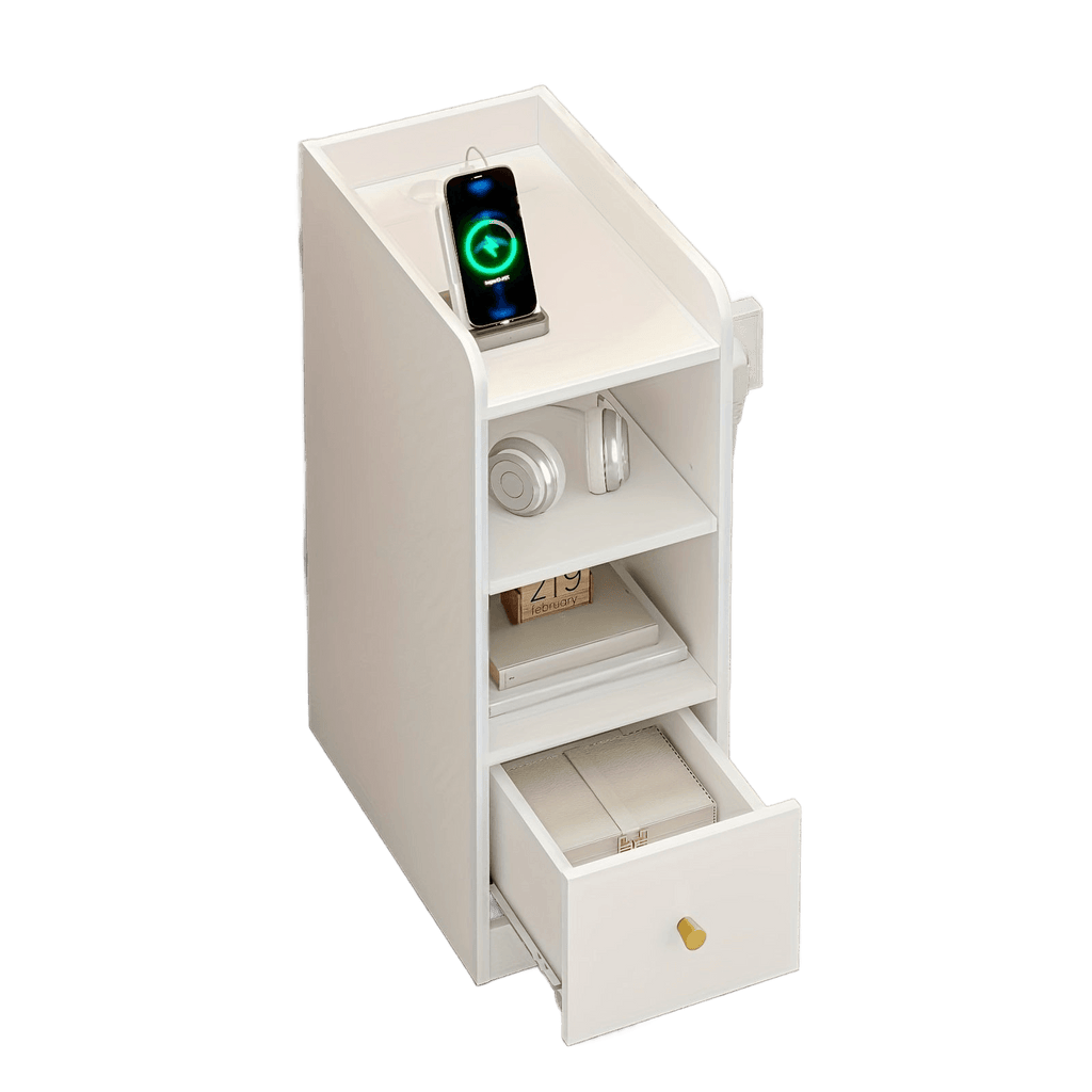 Bedside Table Set Of 2 With Charging Station, USB & Type C - TKINGS