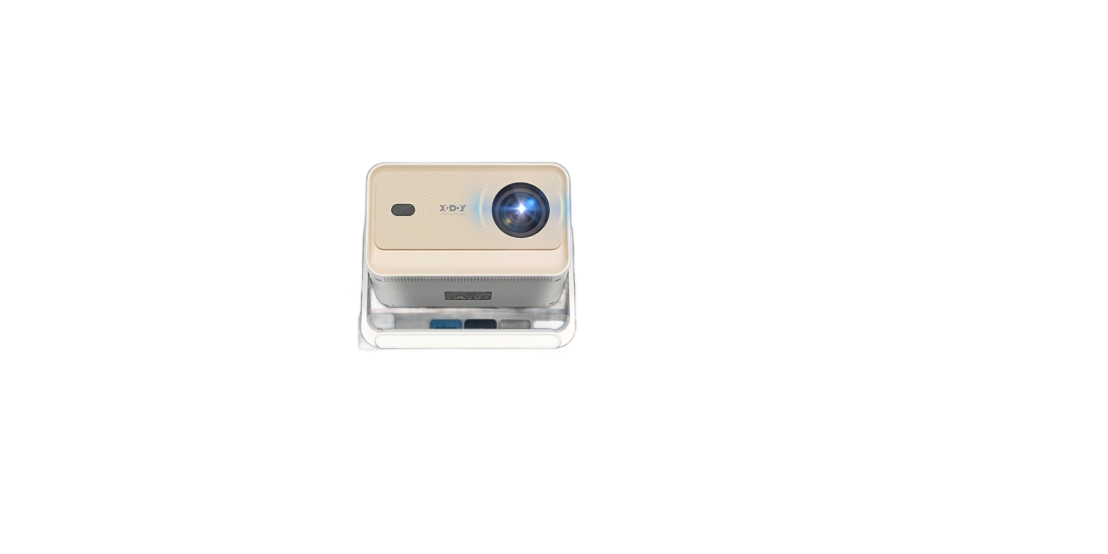 Image from [NETFLIX Official] XGODY Projector Gimbal N6Pro Projector Full HD Native 1080P HD 1920*1080 WhaleOS 700ANSI With Auto Keystone Correction WiFi6 Voice Assistant Mini Projector Built-in Speaker Voice Control - Copy