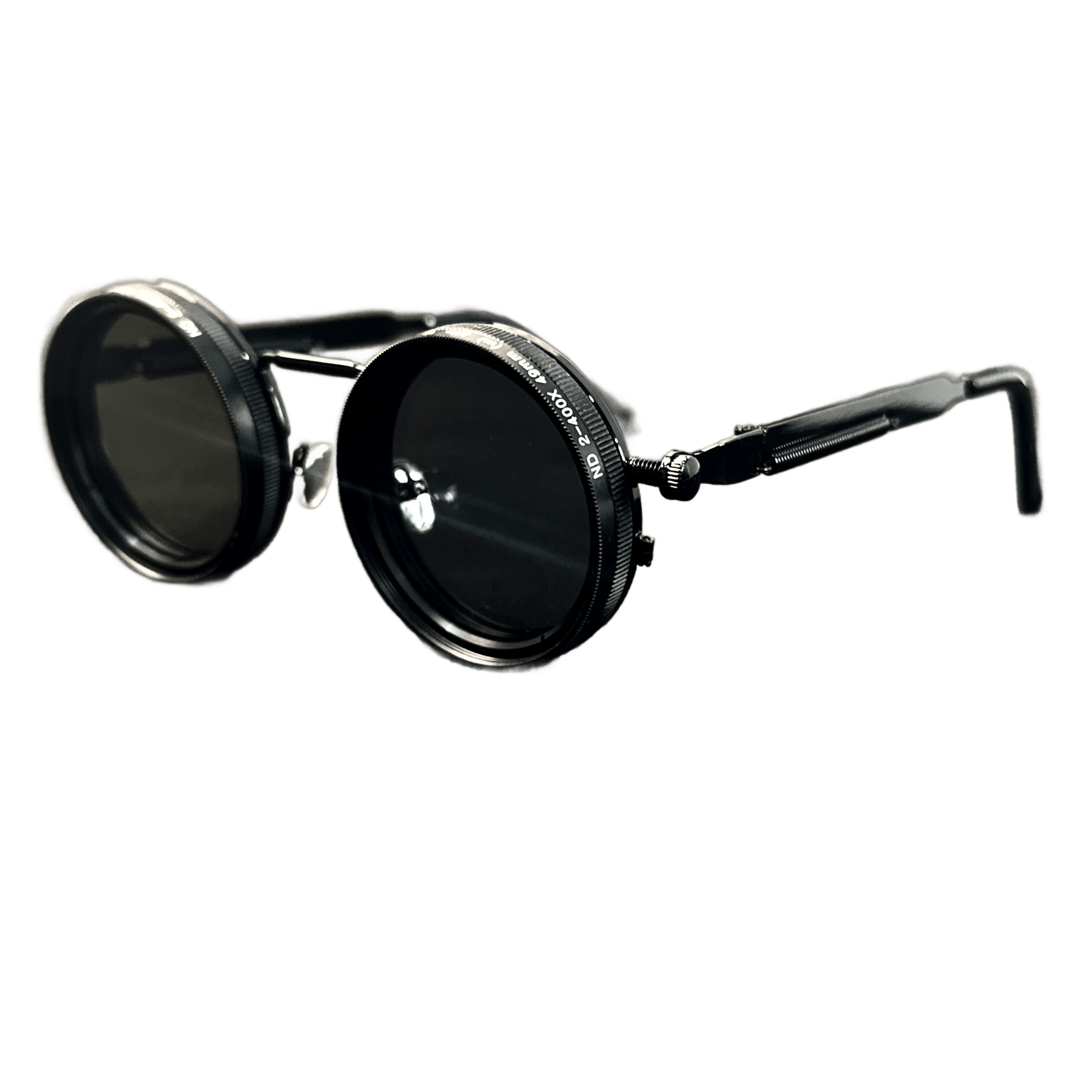 Vintage Leica-Style Rotating Fashion Glasses - Adjustable Brightness - TKINGS