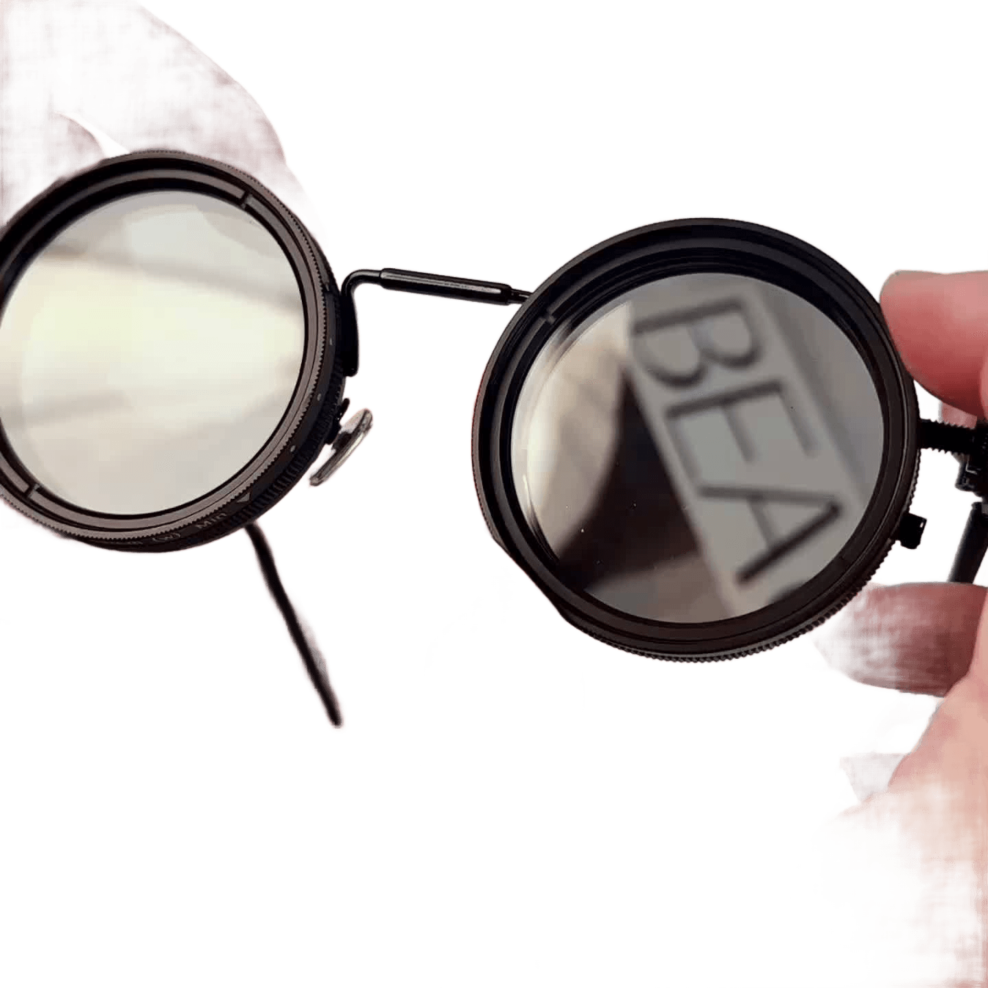 Vintage Leica-Style Rotating Fashion Glasses - Adjustable Brightness - TKINGS