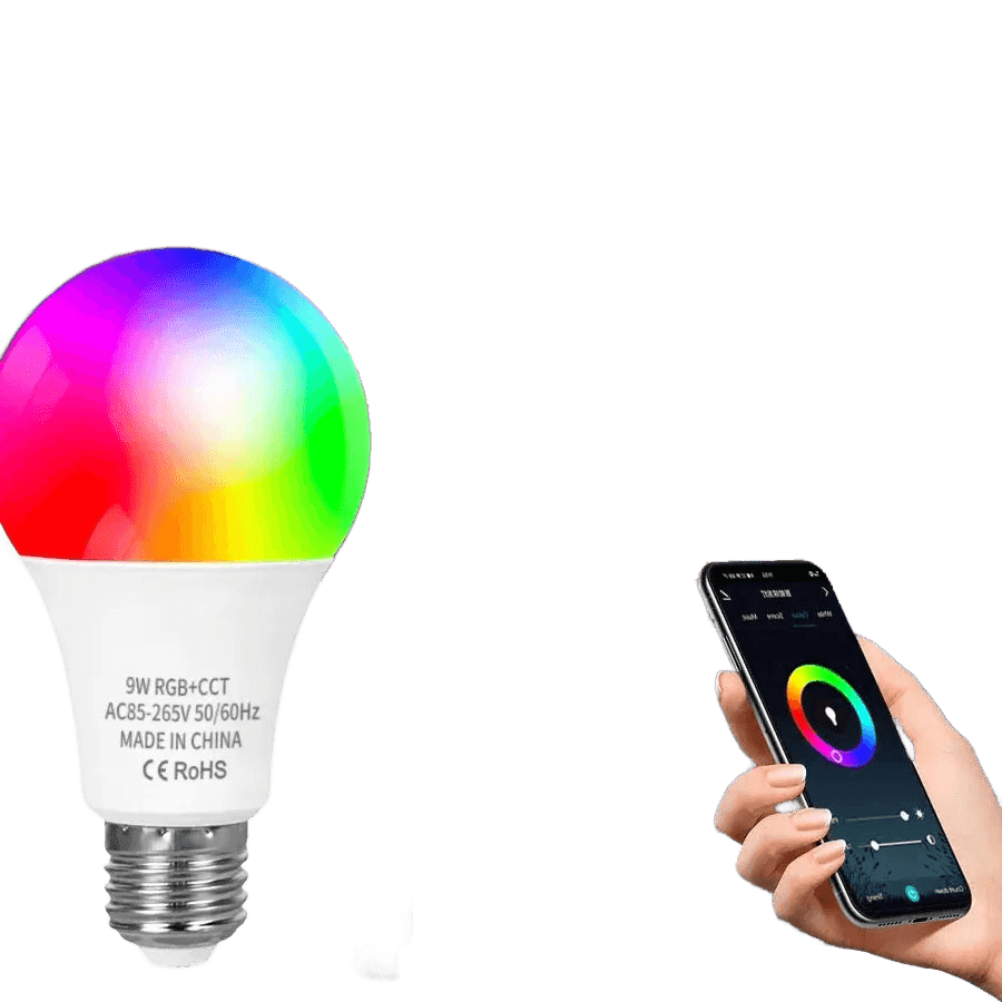 WiFi Smart Bulb E27 9W Bluetooth RGB 110V 220V - TKINGS