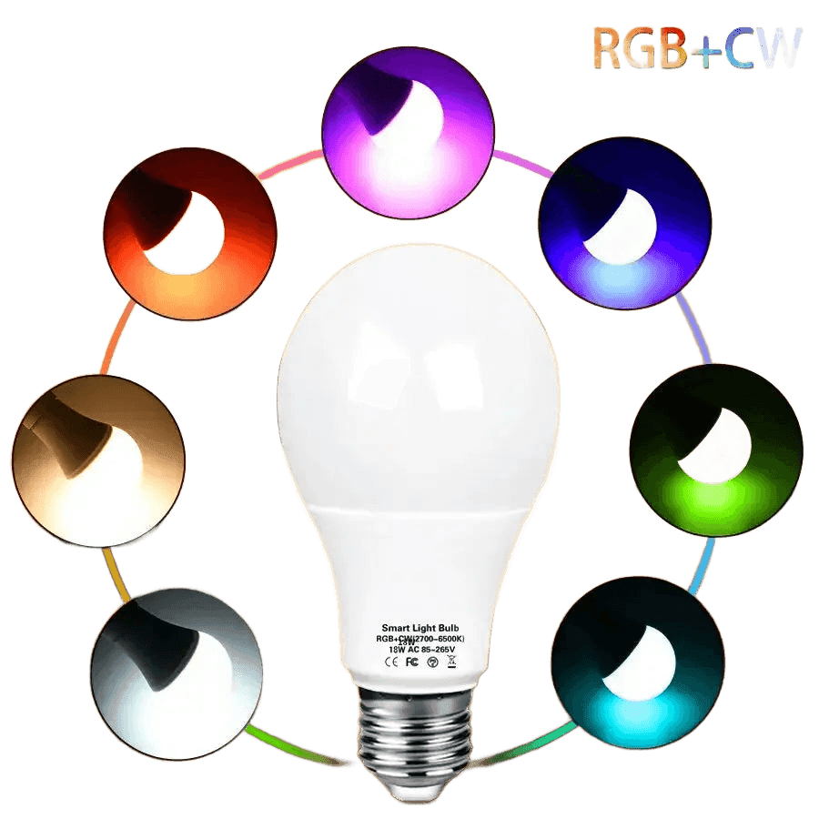 WiFi Smart Bulb E27 9W Bluetooth RGB 110V 220V - TKINGS