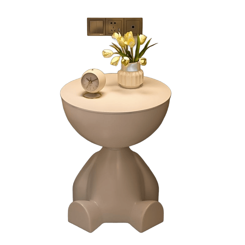 Creative Bear-Shaped Plastic Bedside Table, Minimalist Style Coffee Table - TKINGS