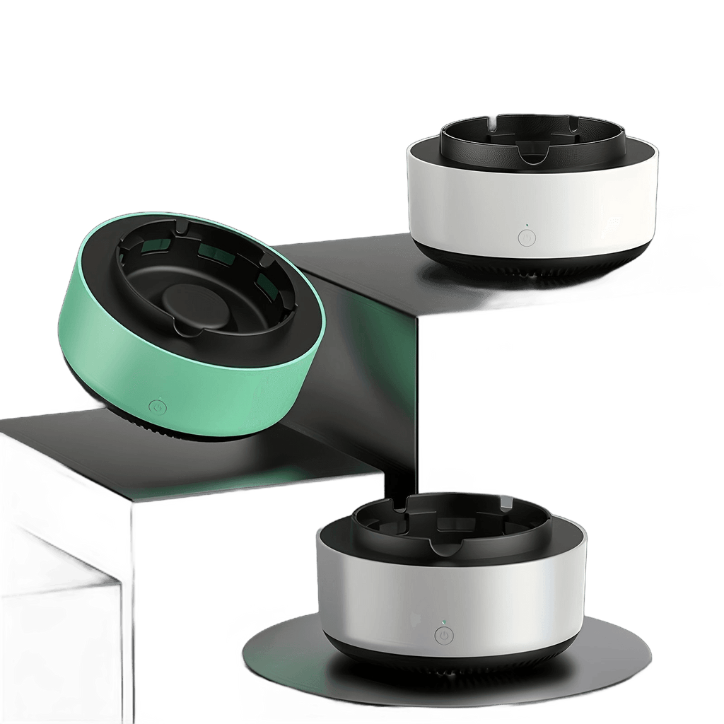 1pc, Smart Ashtray Air Purifier, Instantly Eliminates Secondhand Smoke - TKINGS