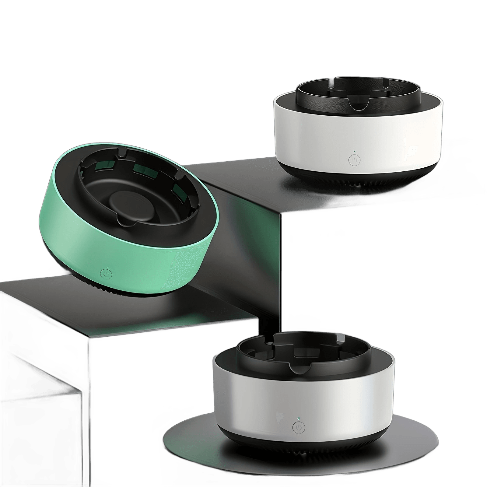 1pc, Smart Ashtray Air Purifier, Instantly Eliminates Secondhand Smoke - TKINGS