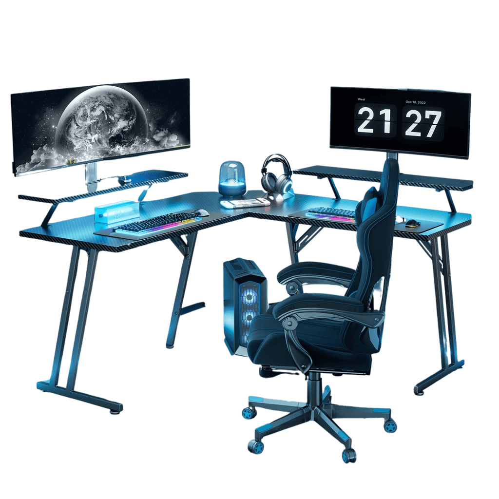 Gaming Desk L-Shaped Corner - TKINGS