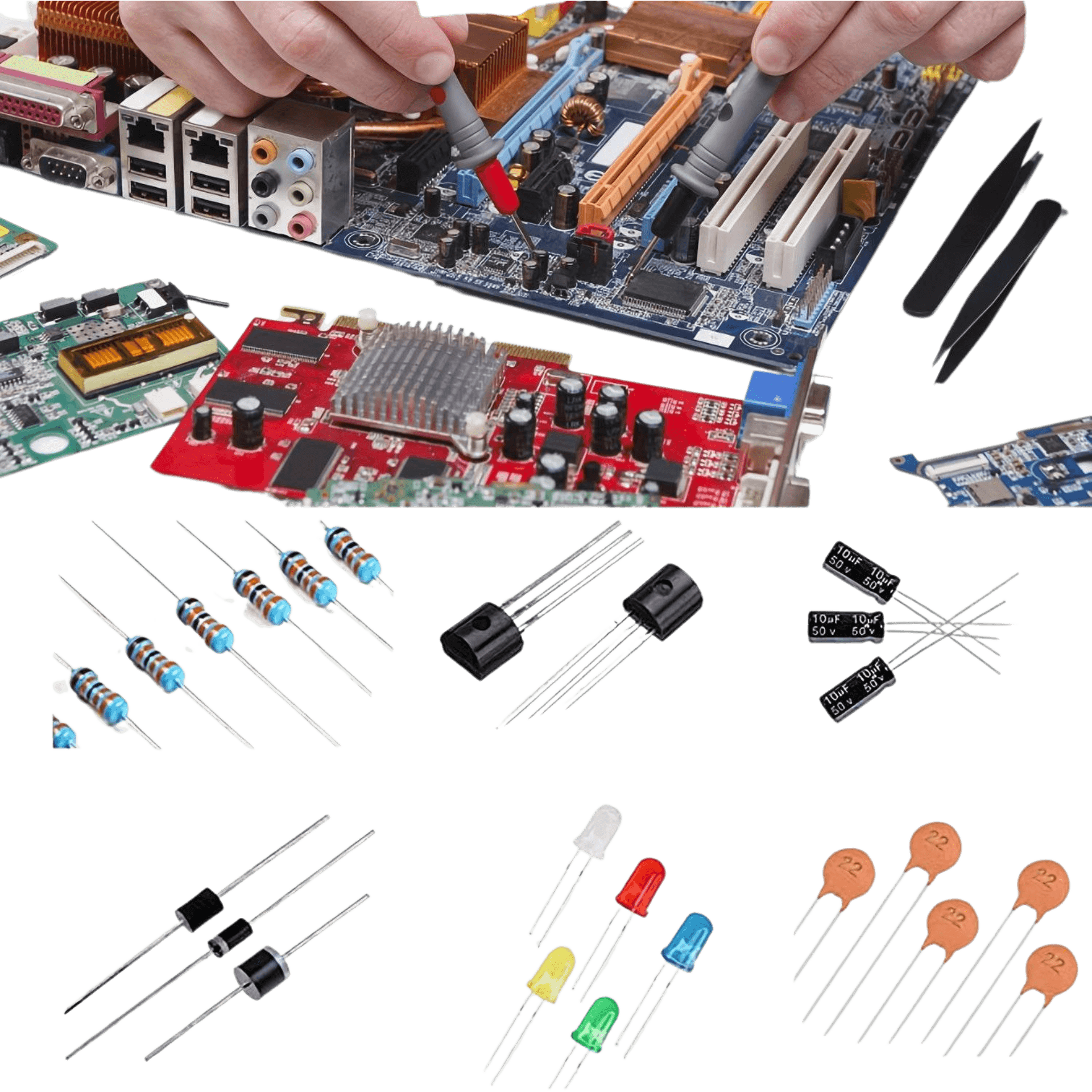 1400pcs Electronics Kit, Electrolytic for Arduino, Electronic DIY Project - TKINGS